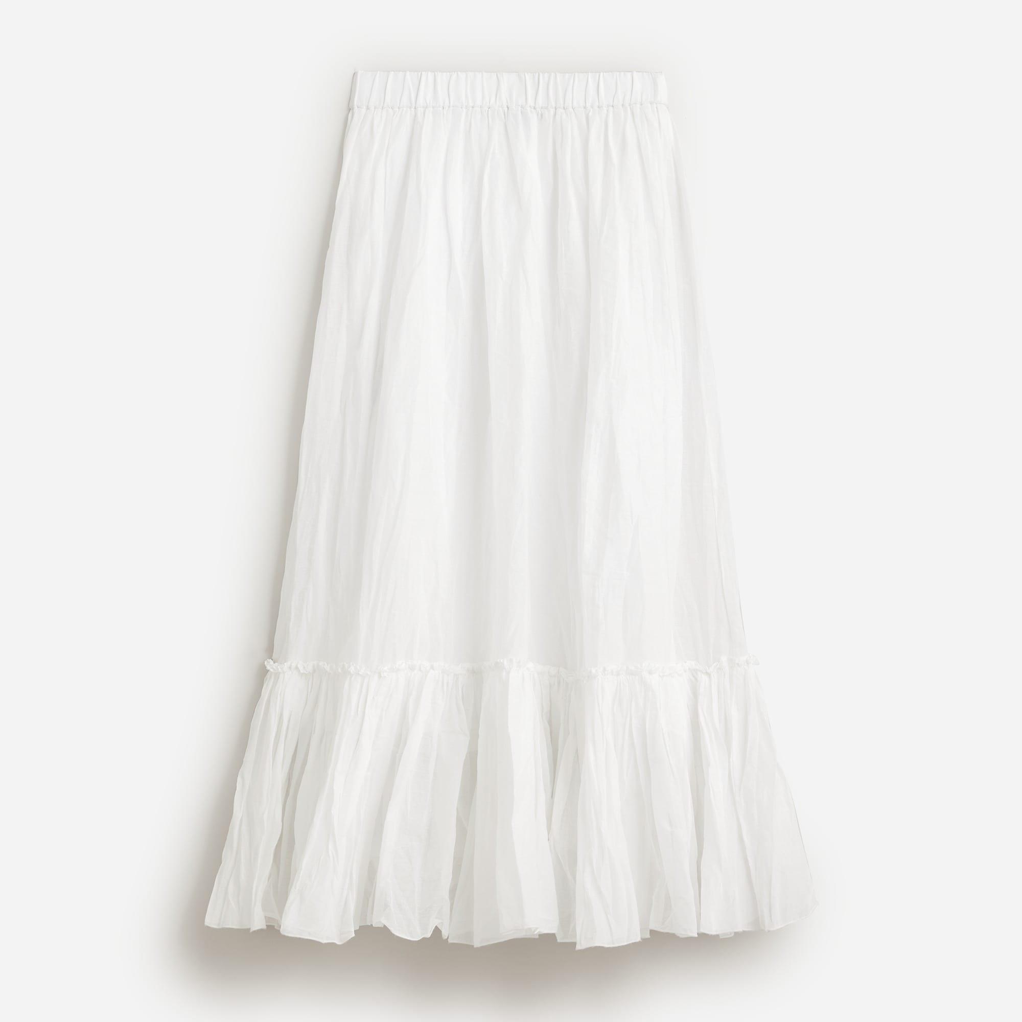 Amelia maxi skirt in crinkle cotton product image