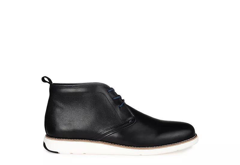 Thomas & Vine Cutler Mens Leather Chukka Boots Black Product Image