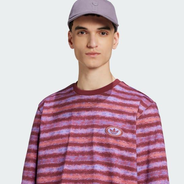 adidas Originals 90s Long Sleeve Stripe Tee Product Image