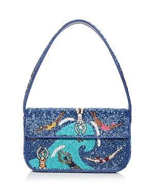 STAUD Tommy Beaded Shoulder Bag Product Image