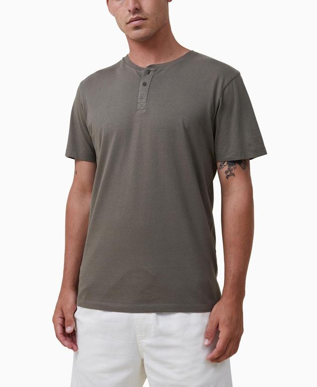 Men's Henley T-shirt Product Image