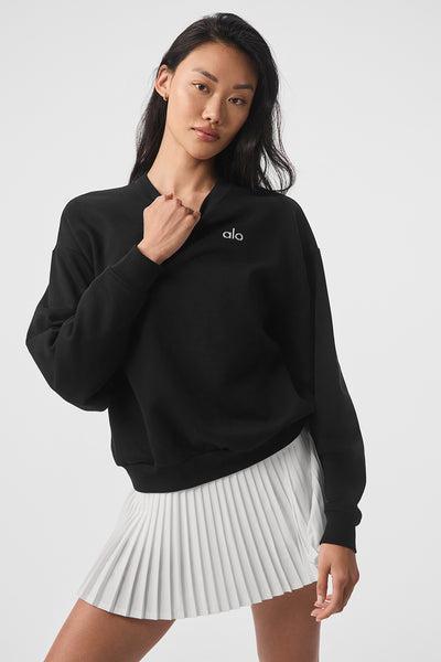 Accolade Crew Neck Pullover - Black Product Image