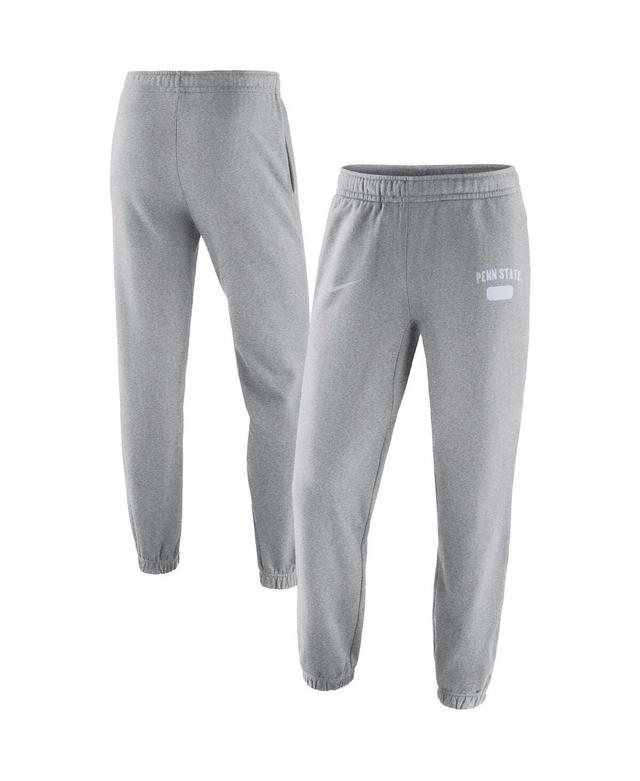 Mens Nike Heathered Gray Penn State Nittany Lions Saturday Fleece Pants Product Image