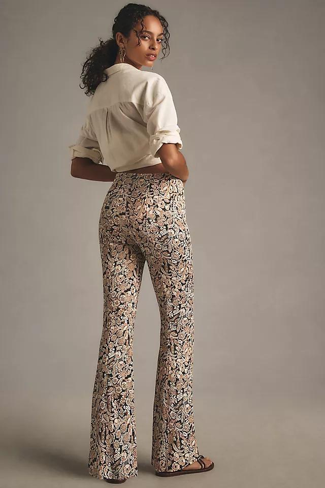 By Anthropologie Satin Flare Pants Product Image