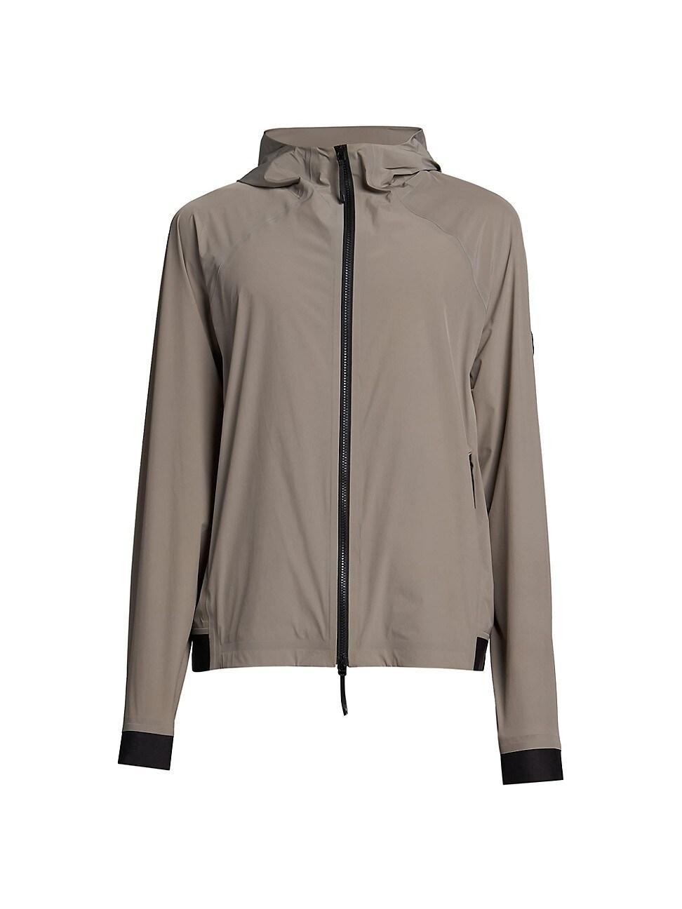 Mens Kurz Nylon Hooded Jacket Product Image