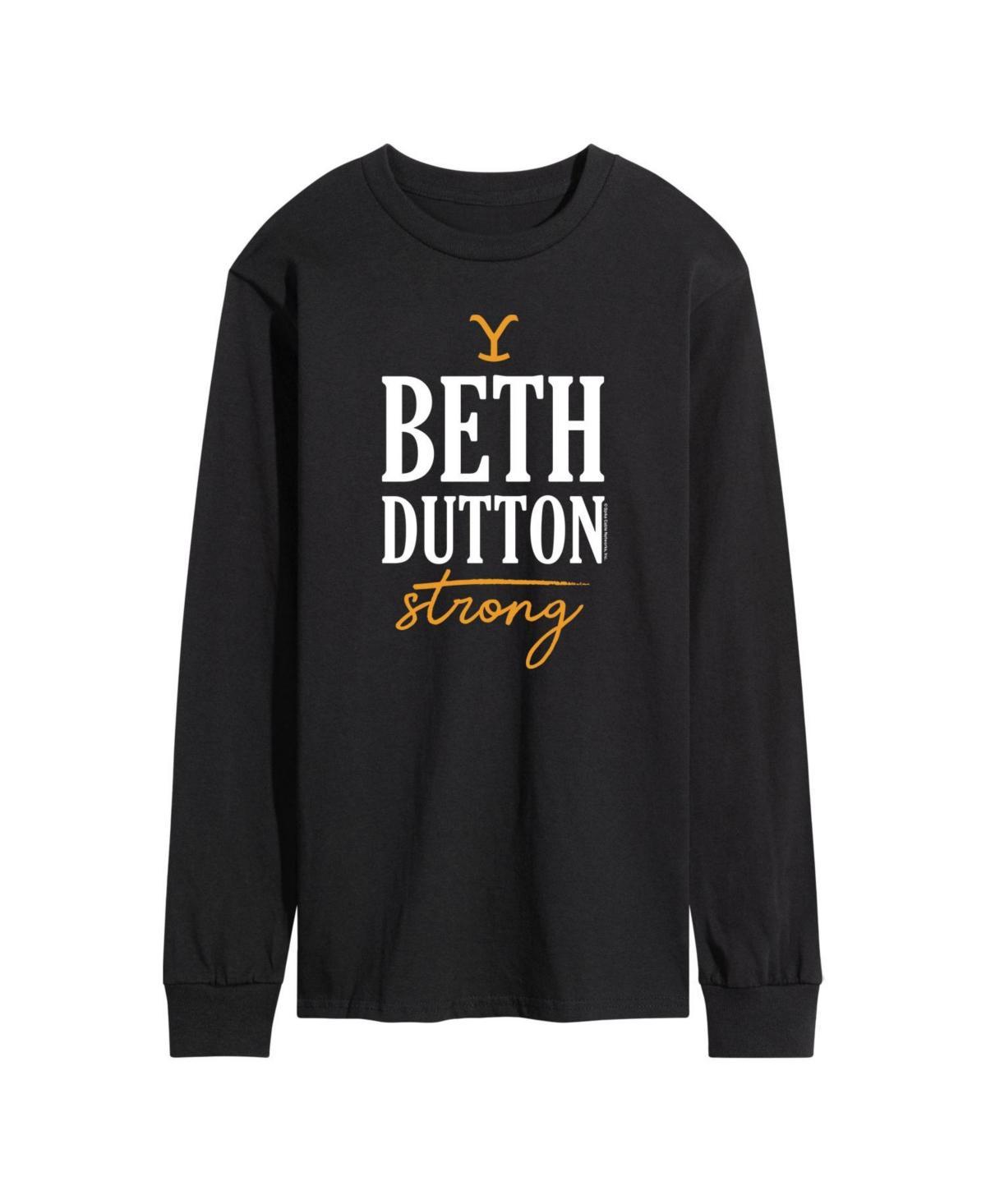 Mens Yellowstone Beth Dutton Strong Long Sleeve T-shirt Product Image