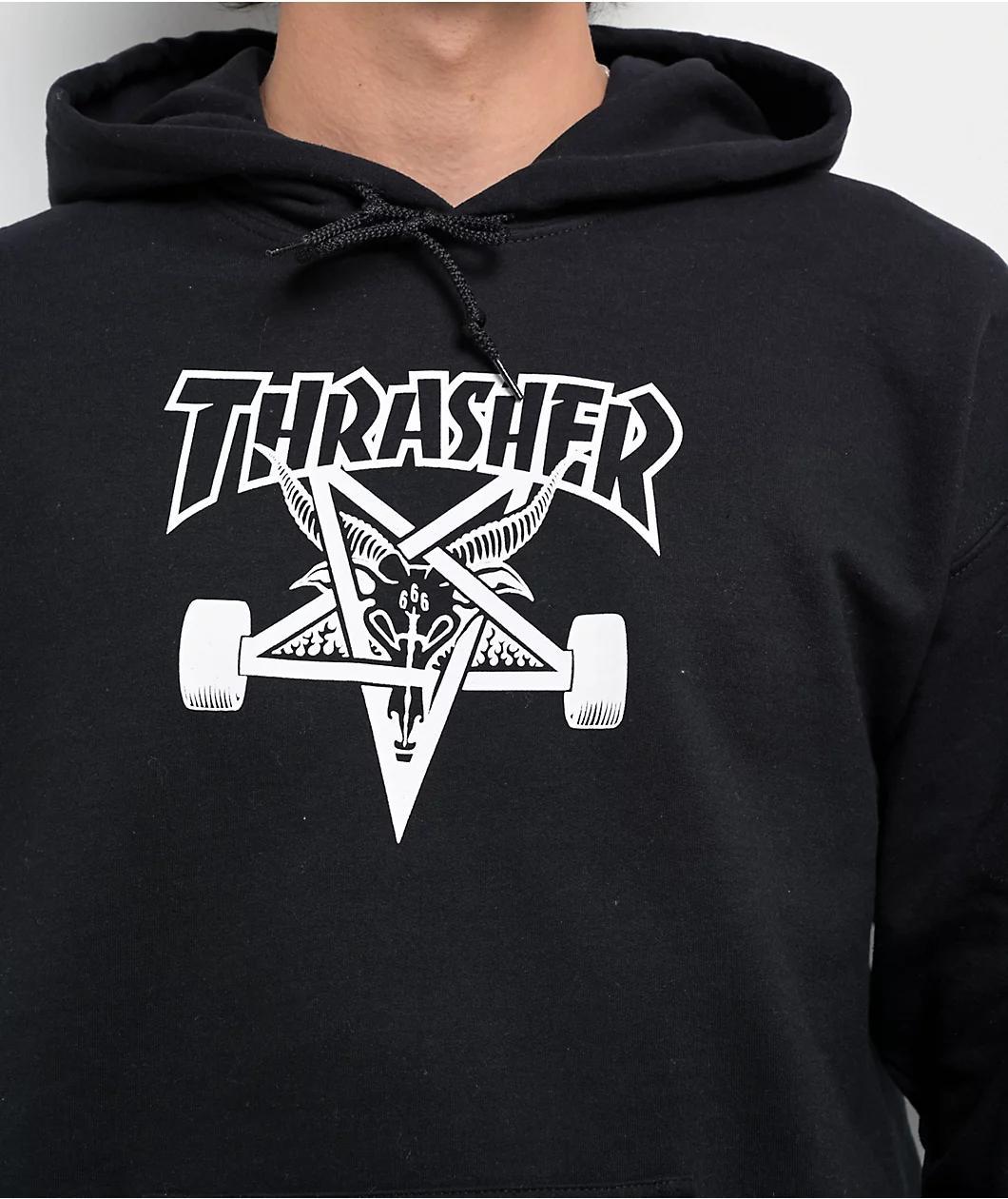 Thrasher Skategoat Black Hoodie Product Image