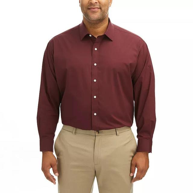 Big & Tall Haggar Premium Comfort Wrinkle Resistant Dress Shirt, Mens Product Image