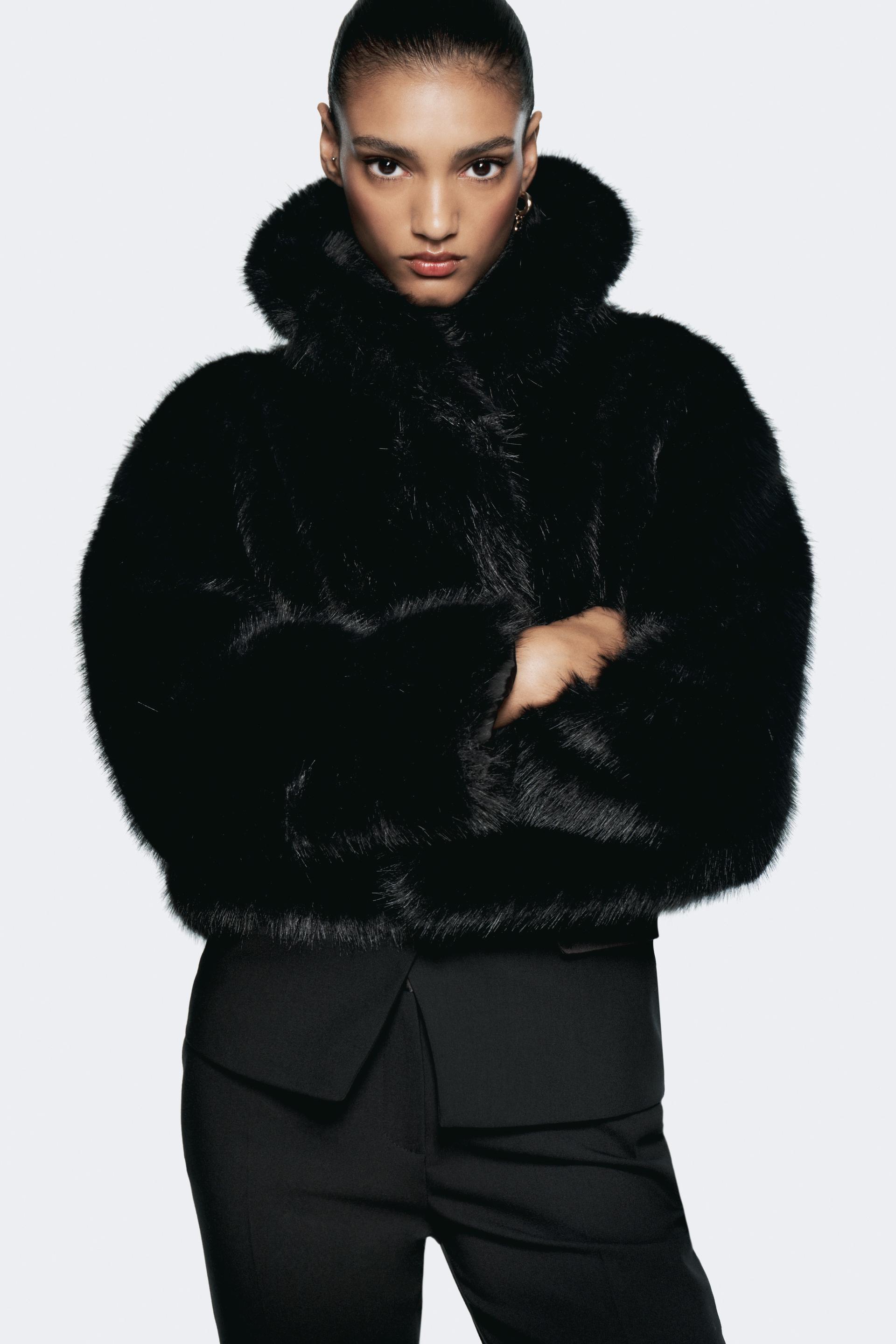 FAUX FUR JACKET Product Image