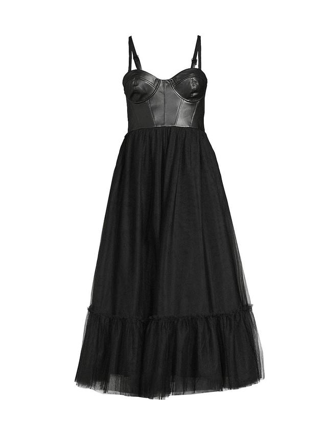 Womens Essex Bustier Combo Midi-Dress Product Image