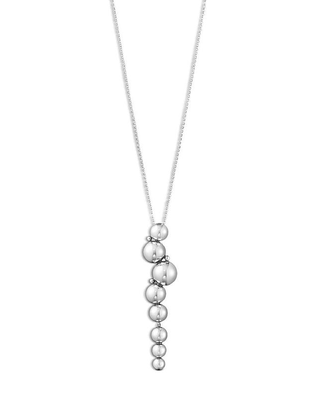 Womens Moonlight Grapes Sterling Silver Pendant Necklace Product Image