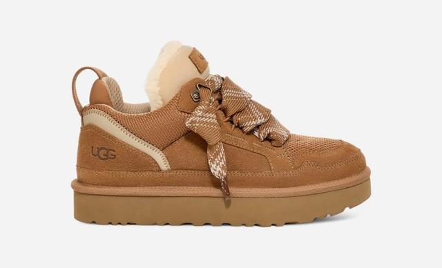 UGG Womens Lowmel Family Matching Suede Mesh Sneakers Product Image