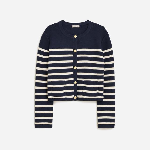 Emilie sweater lady jacket in stripe Product Image