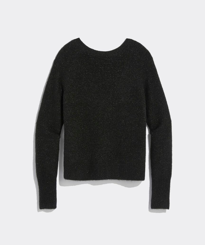 Velvet Bow Back Sweater Product Image