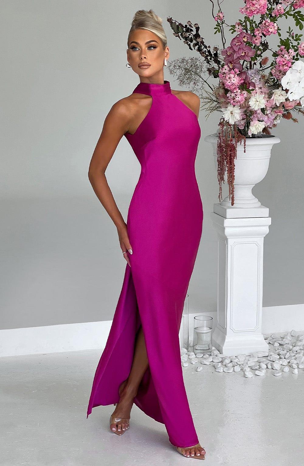 Etta Maxi Dress - Hot Pink Product Image