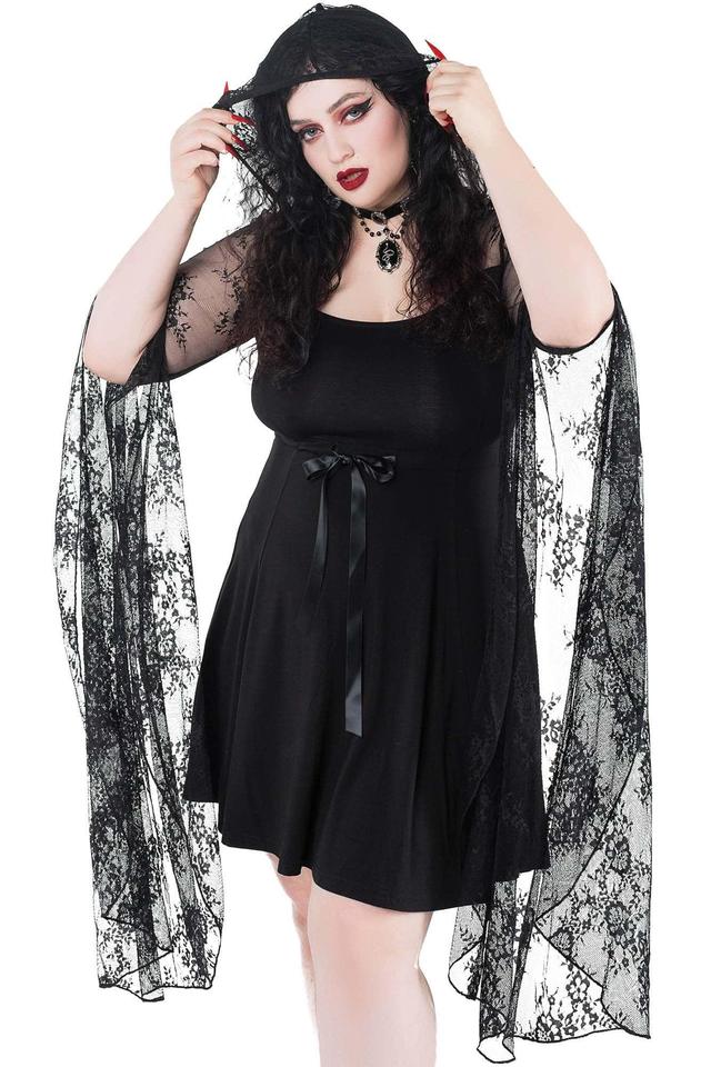 Dead Inside Hood Dress Female Product Image