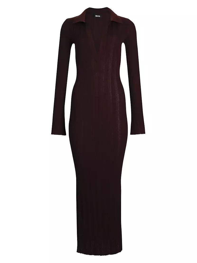 Azula Rib Knit Maxi Dress Product Image