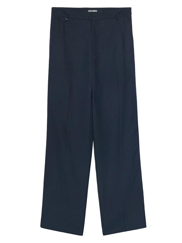 Mens Mid-Rise Straight-Leg Pants Product Image