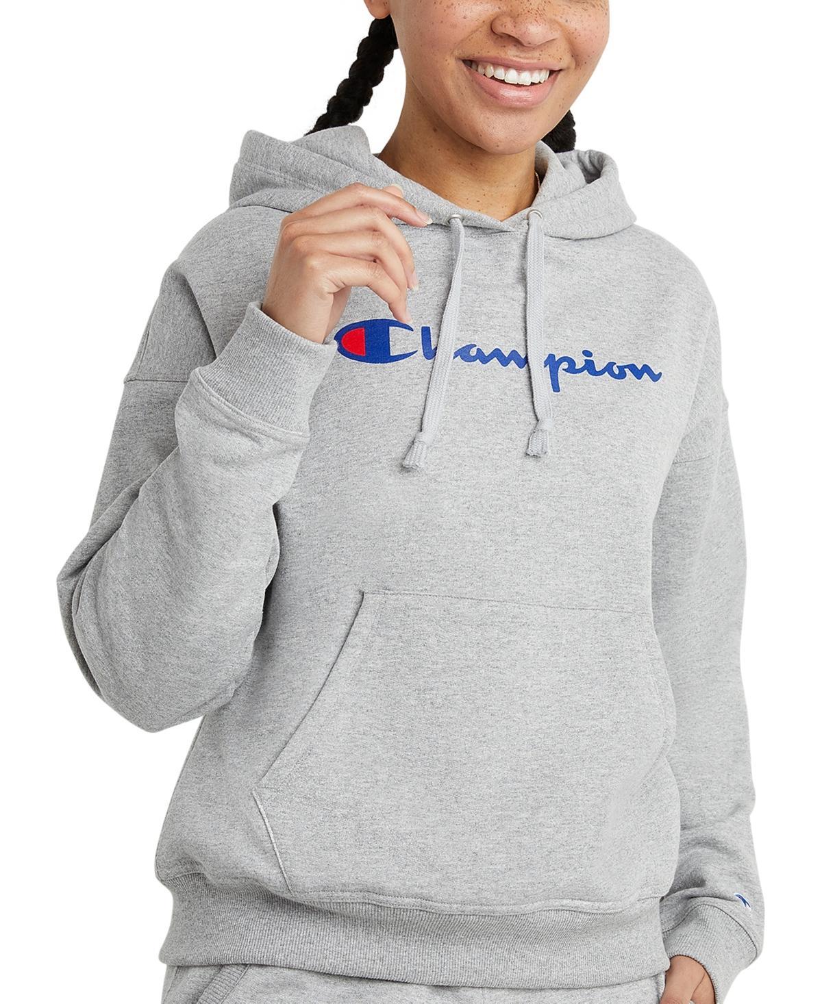 Champion Womens Relaxed Logo Fleece Sweatshirt Hoodie Product Image