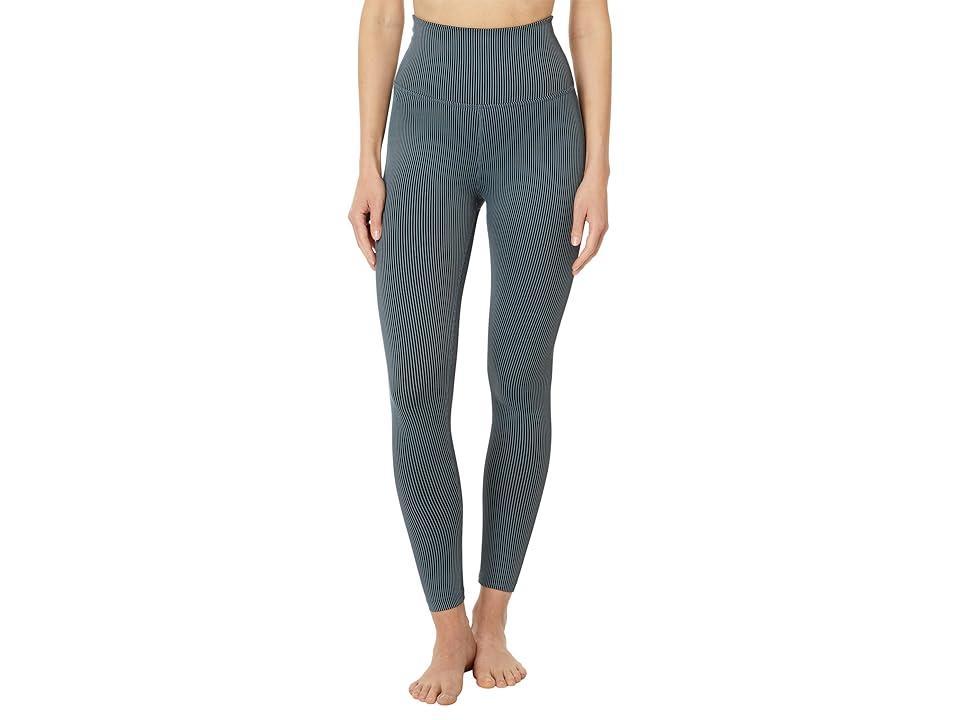 Beyond Yoga Dimensions High Waisted Midi Legging (Storm) Women's Clothing Product Image