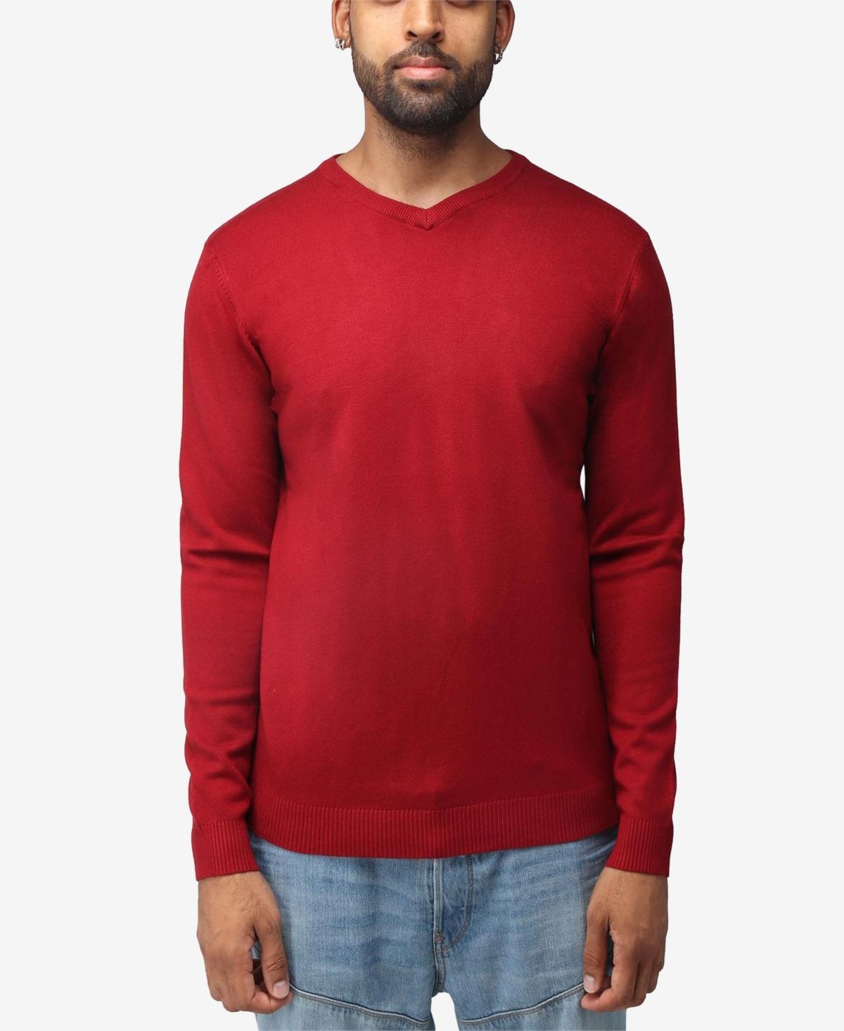 Mens Xray Fitted V-Neck Sweater Product Image