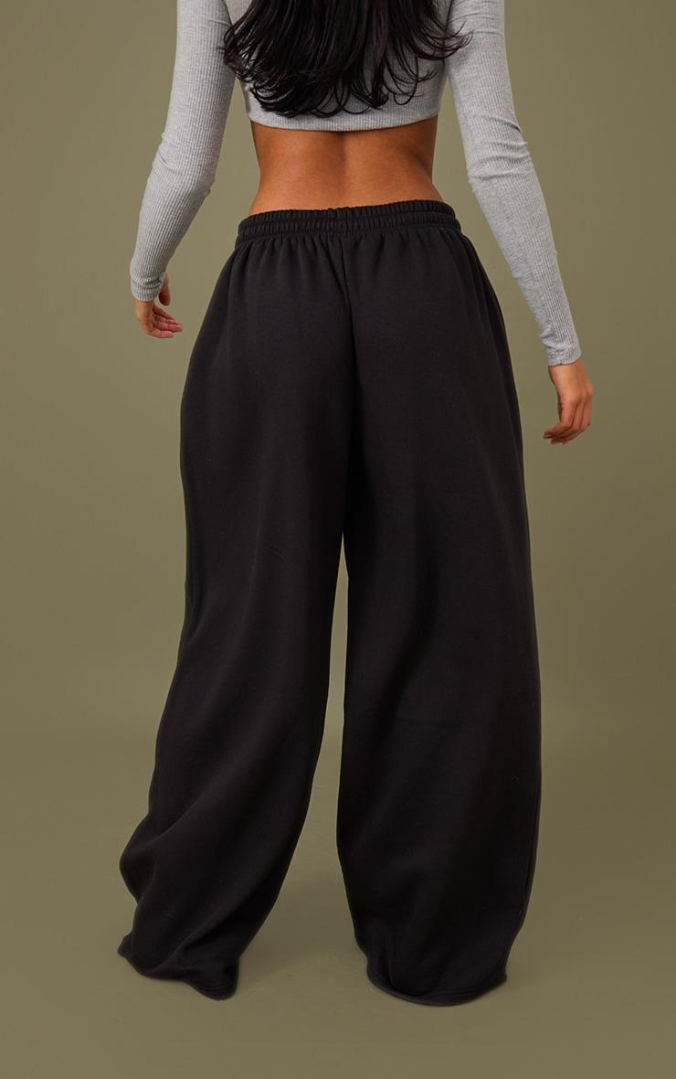 Tall Black Extreme Wide Leg Sweatpants Product Image