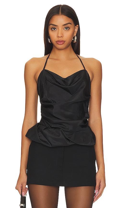 SIMKHAI Hailee Draped Halter Top Product Image