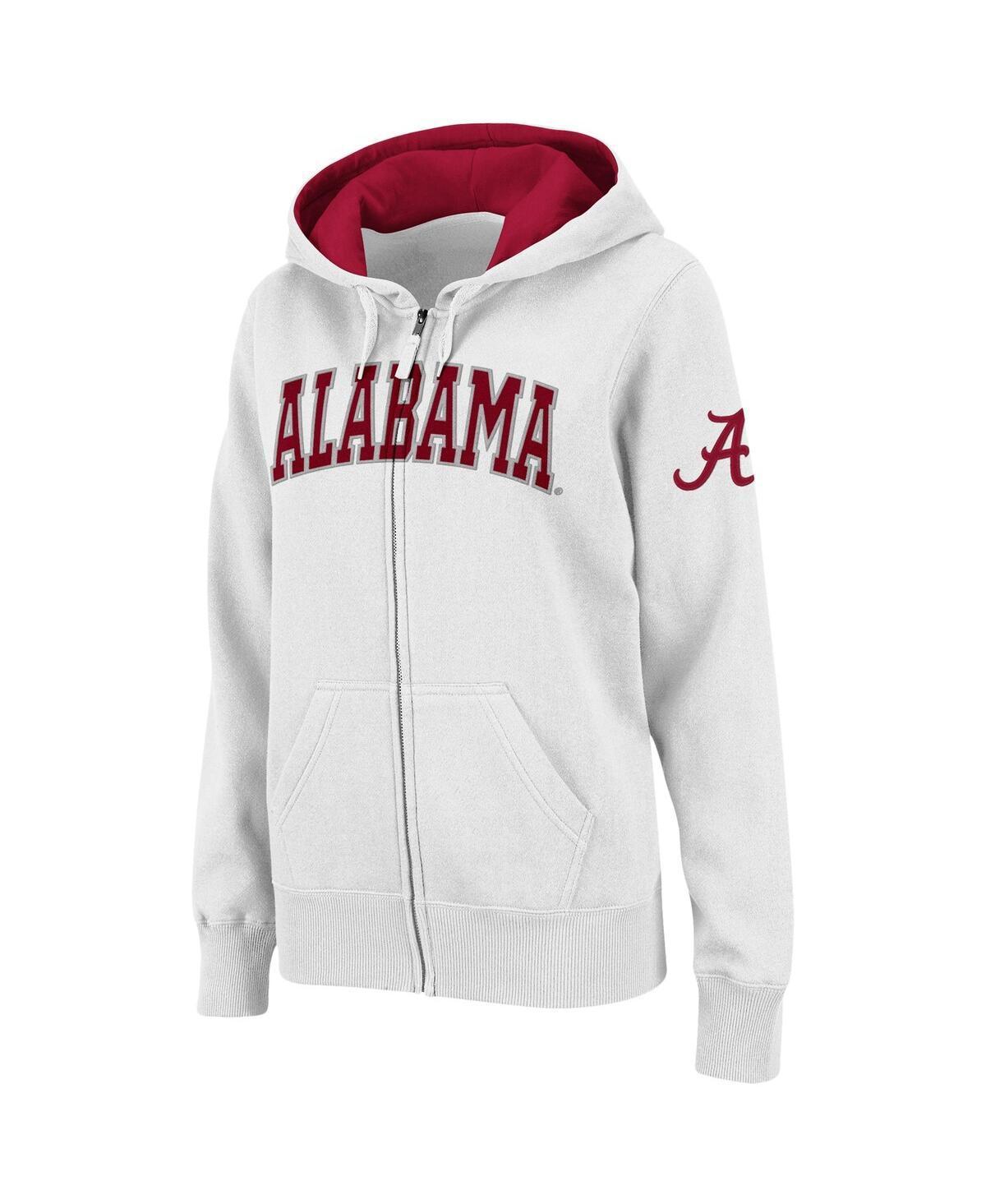 Womens Stadium Athletic Alabama Crimson Tide Arched Name Full-zip Hoodie Product Image