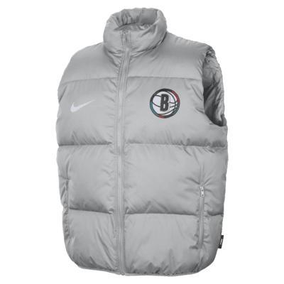 Brooklyn Nets City Edition Nike Men's NBA Puffer Vest Product Image