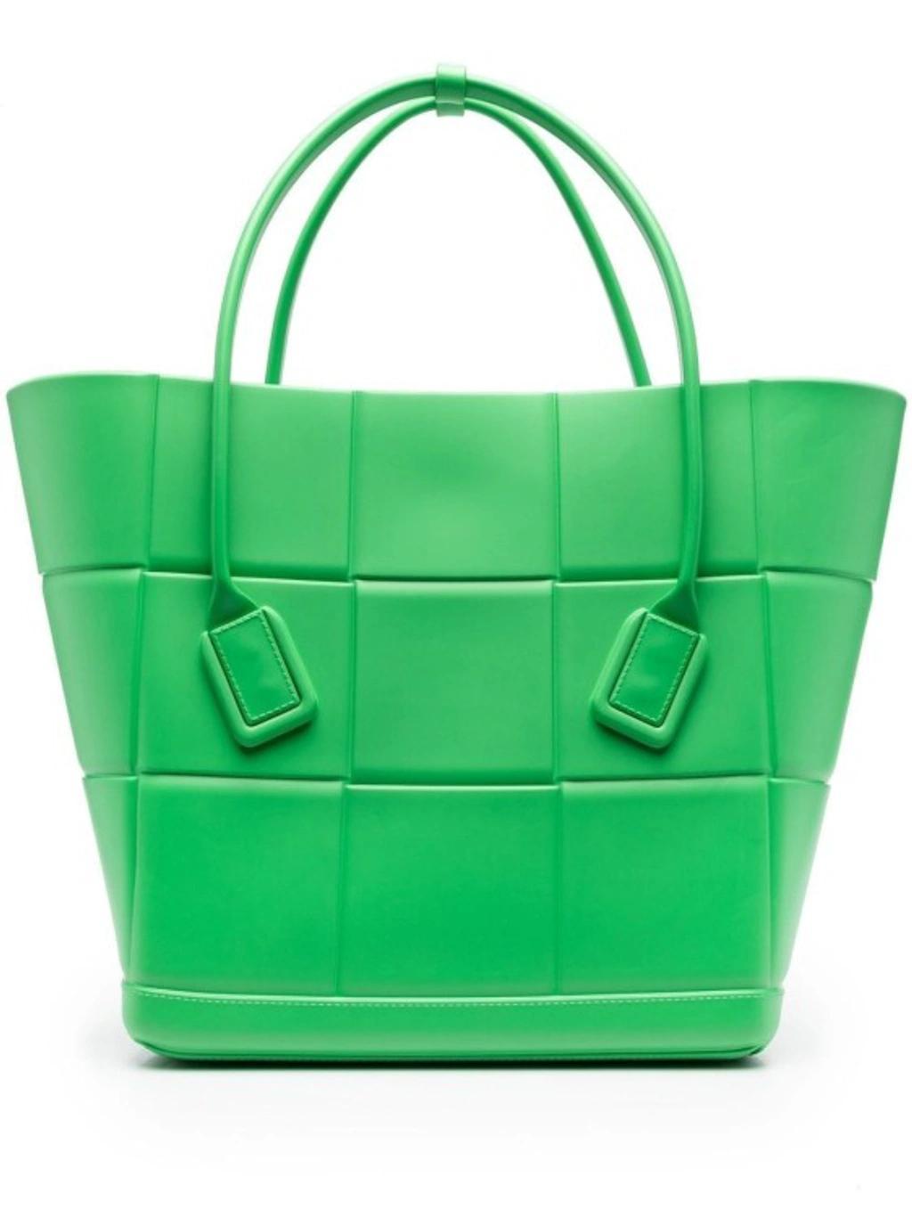 BOTTEGA VENETA Medium Arco Shopping Tote Bag In Green Product Image