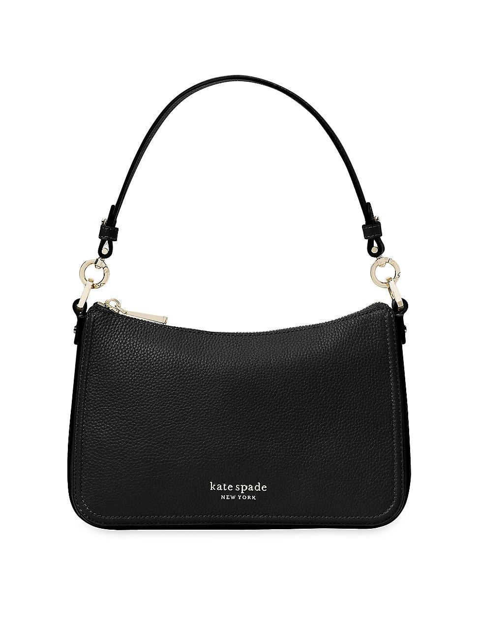 kate spade new york Hudson Pebbled Leather Medium Convertible Crossbody Bag Product Image