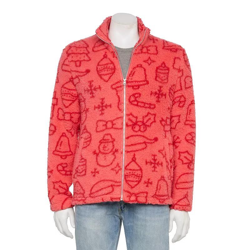 Mens Print Sherpa Jacket Product Image