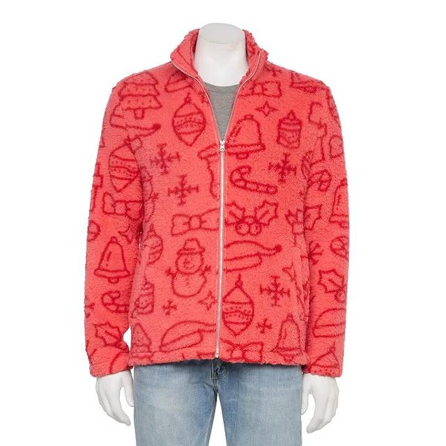 Mens Print Sherpa Jacket Product Image