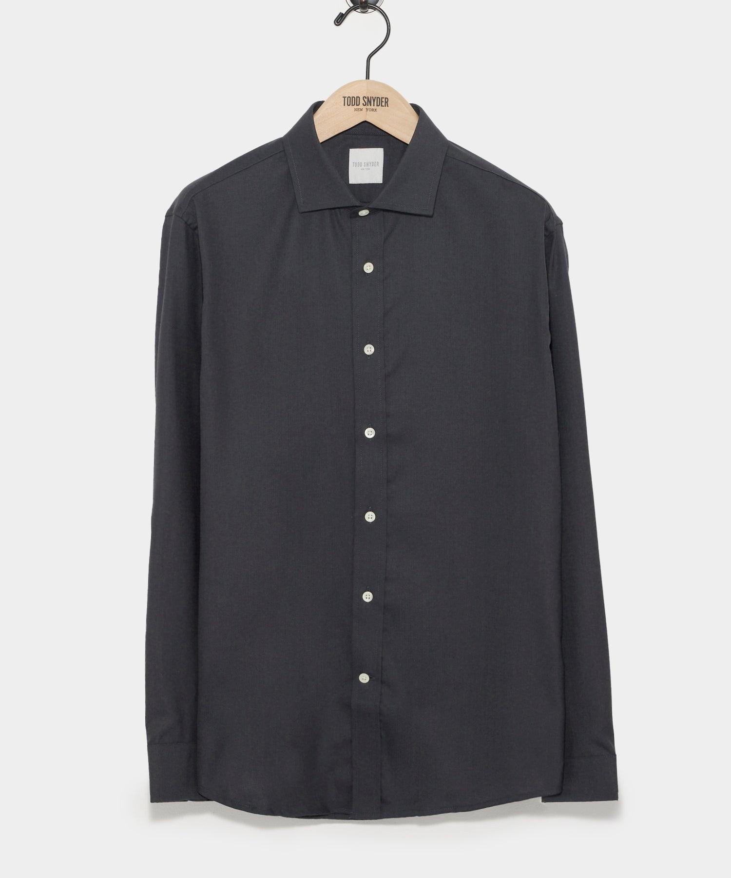 Merino Spread Collar Dress Shirt Product Image