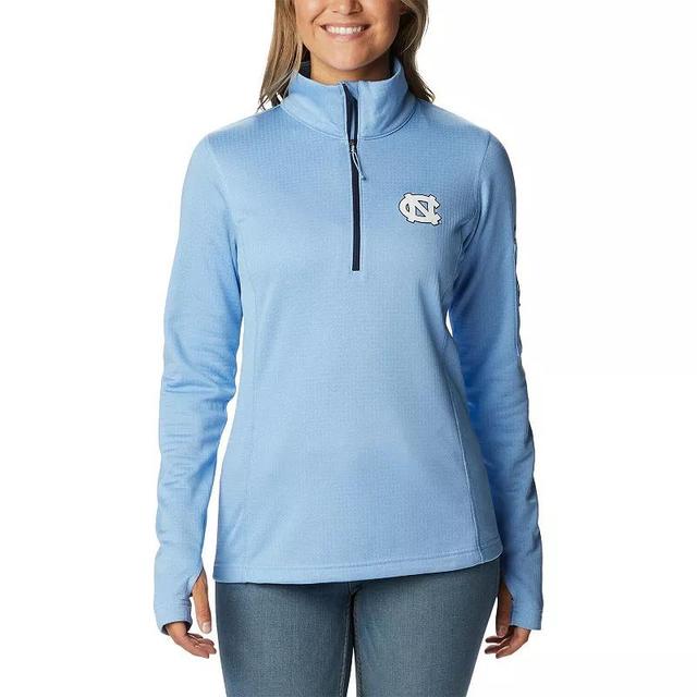 Womens Columbia Carolina Blue North Carolina Tar Heels Park View Omni-Wick Half-Zip Top Product Image