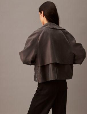 Cropped Trench Coat Product Image