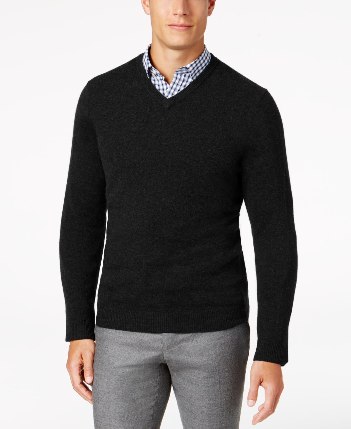 Club Room Mens V-Neck Cashmere Sweater, Created for Macys Product Image