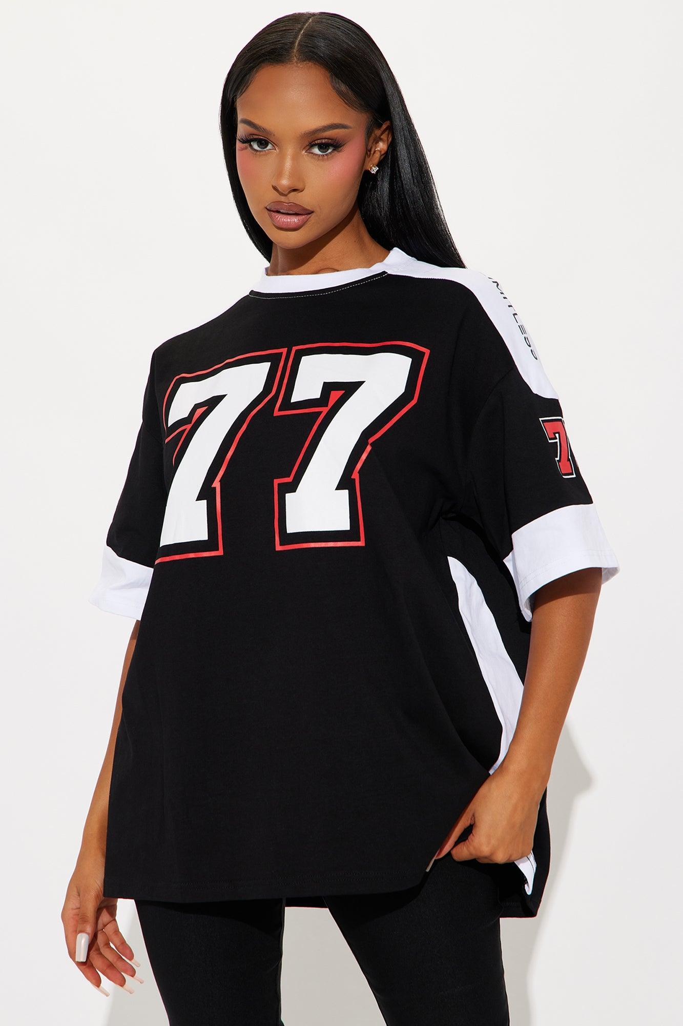 Half Time Oversized Tee - Black/combo product image