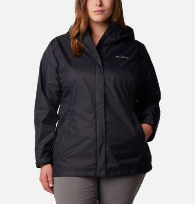 Plus Size Columbia Arcadia II Hooded Packable Jacket, Womens Product Image