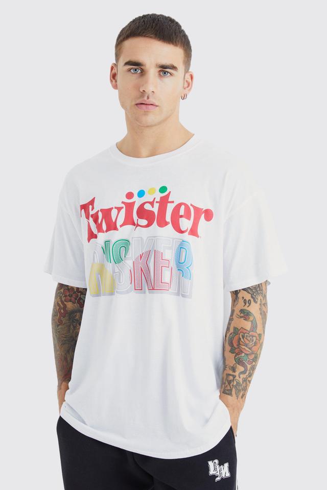 Oversized Twister License T-shirt | boohooMAN USA Product Image