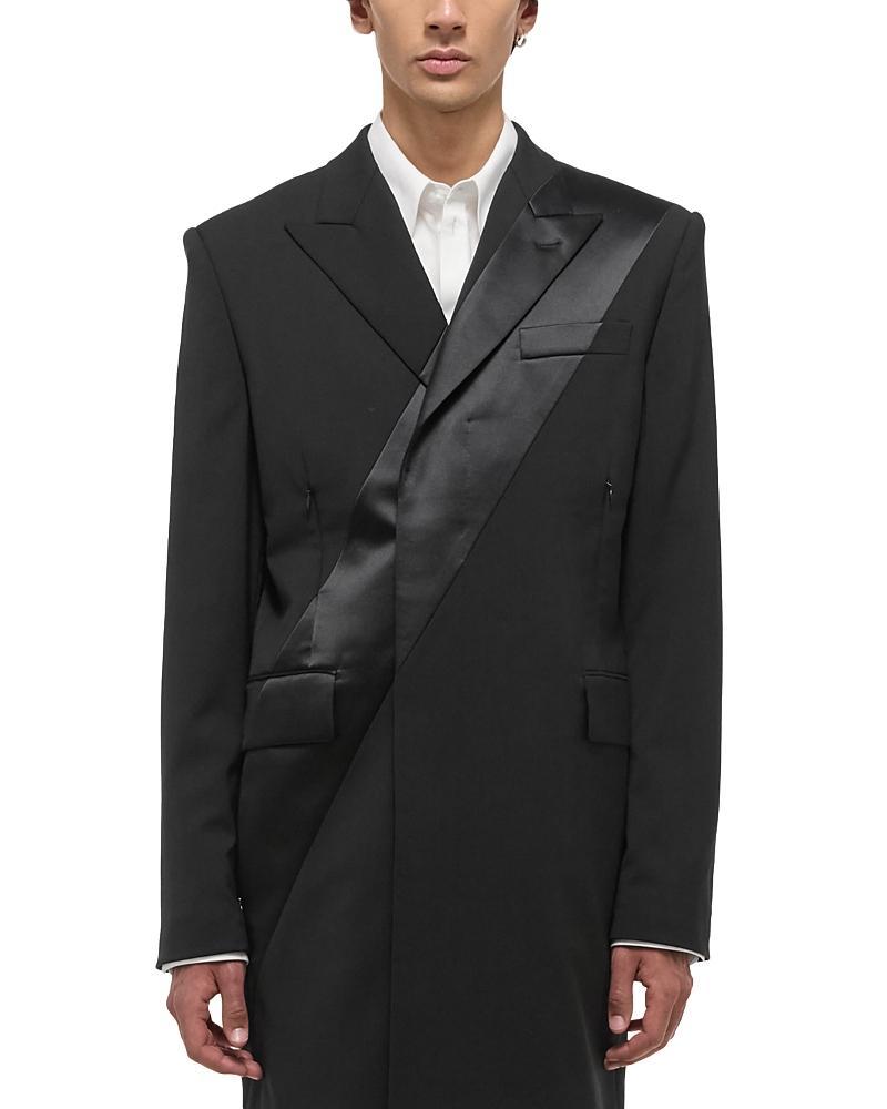 Mens Wool Tuxedo Car Coat Product Image