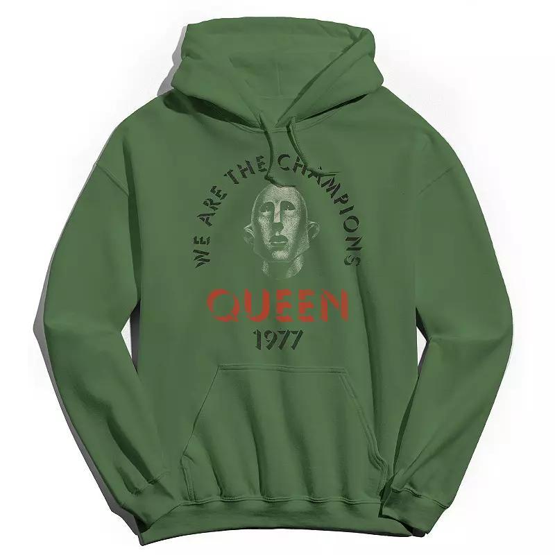 Mens Queen Tour 75 Crest Hoodie Grey Product Image