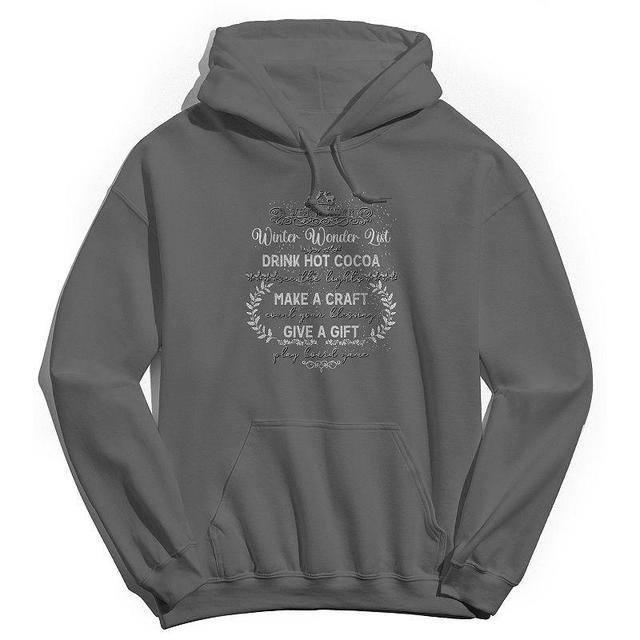 Mens A Very Merry Winter Fleece Sweatshirt Grey Product Image