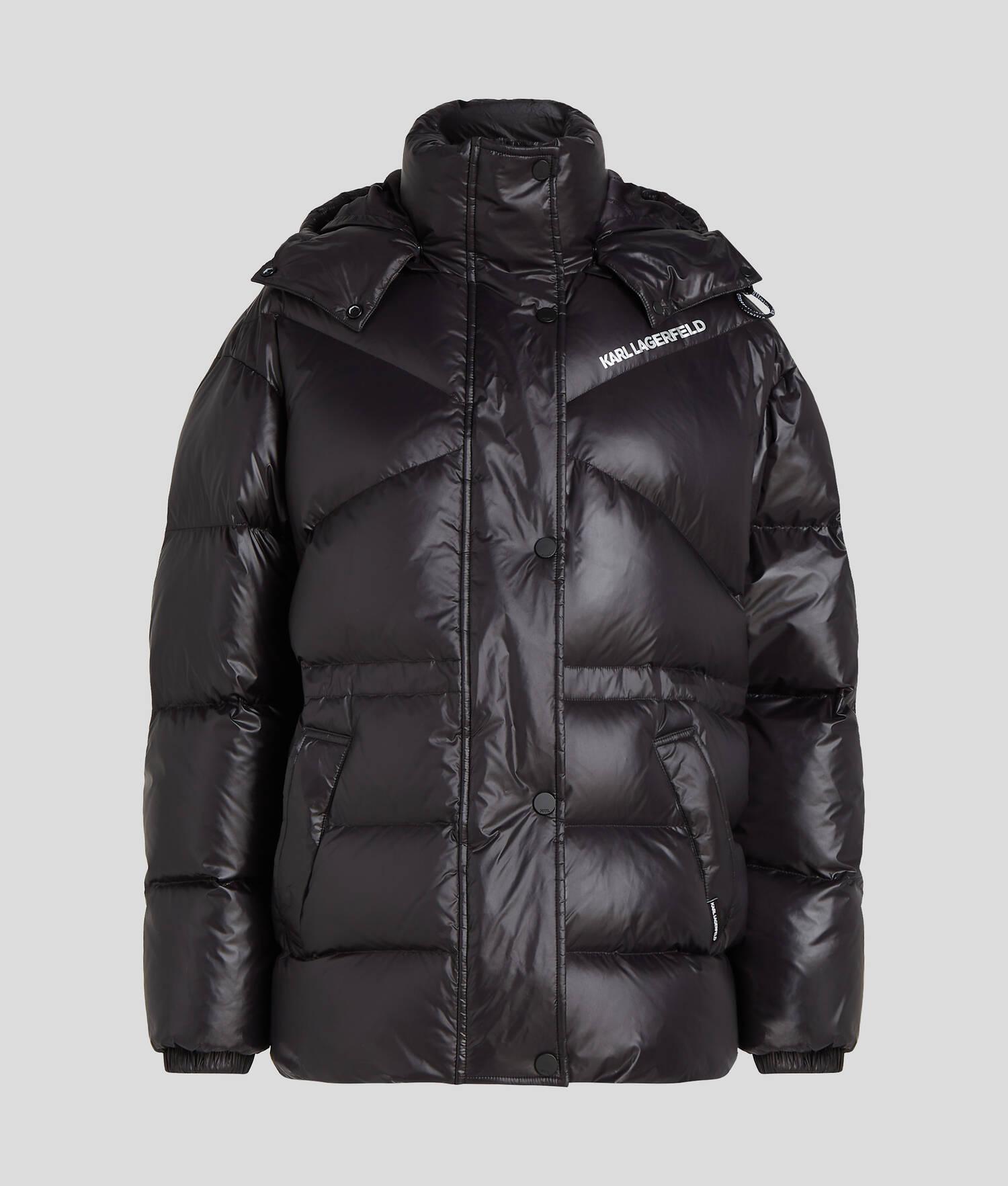 HIGH-SHINE PUFFER JACKET Product Image