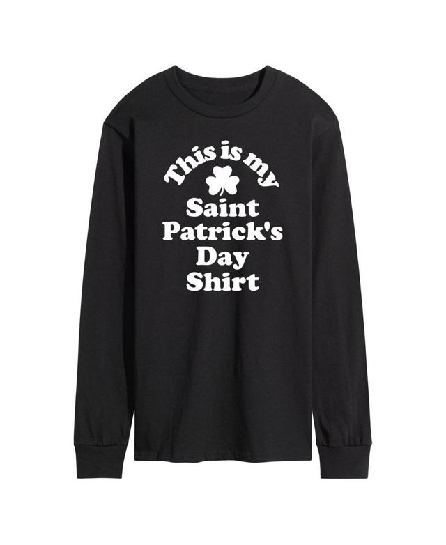 Airwaves Mens St Patricks Day Long Sleeves T-shirt Product Image