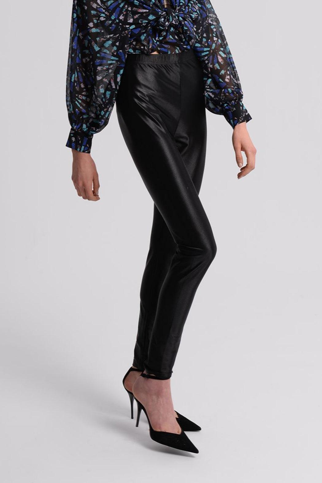 SATIN BLACK LEGGING Product Image