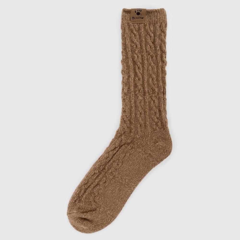 Bearpaw Womens Jacquard Cable Crew Socks 5-10 Product Image