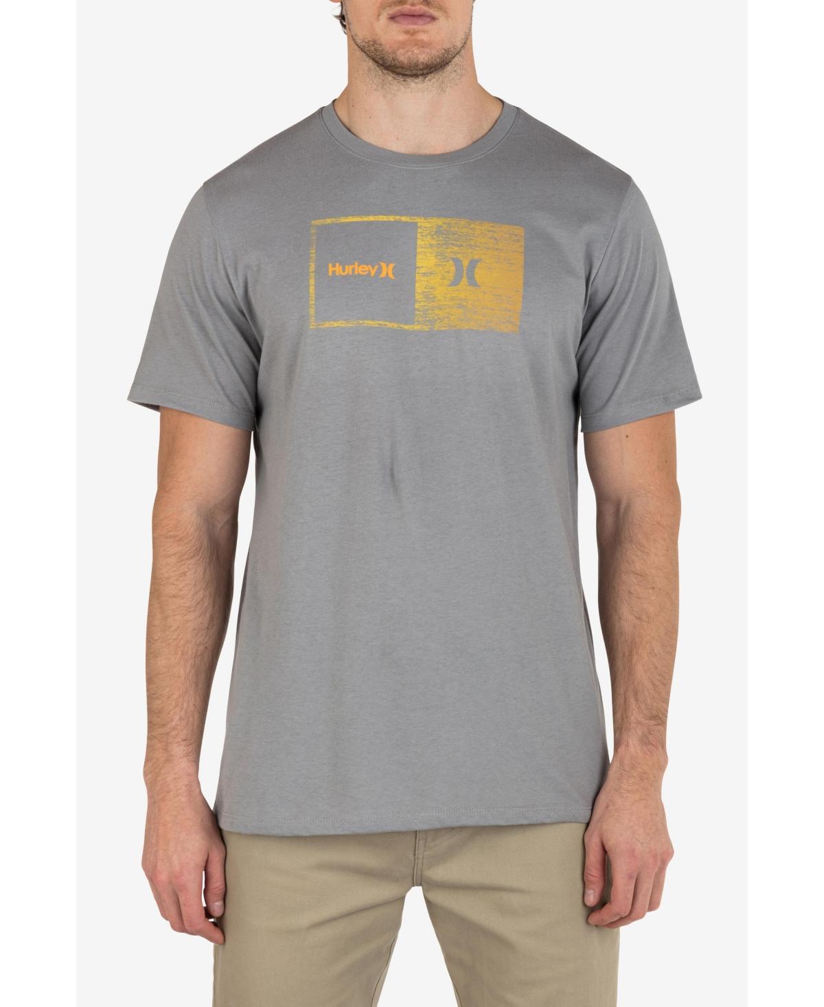 Hurley Halfer Gradient Short Sleeve Tee (Particle) Men's Clothing Product Image