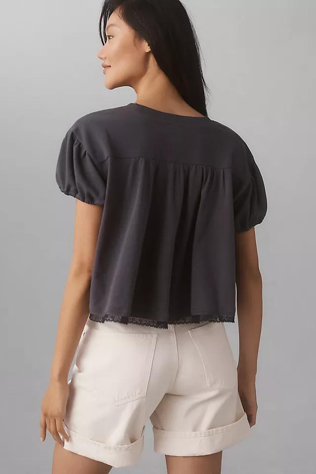 Maeve Puff-Sleeve Swing Top Product Image