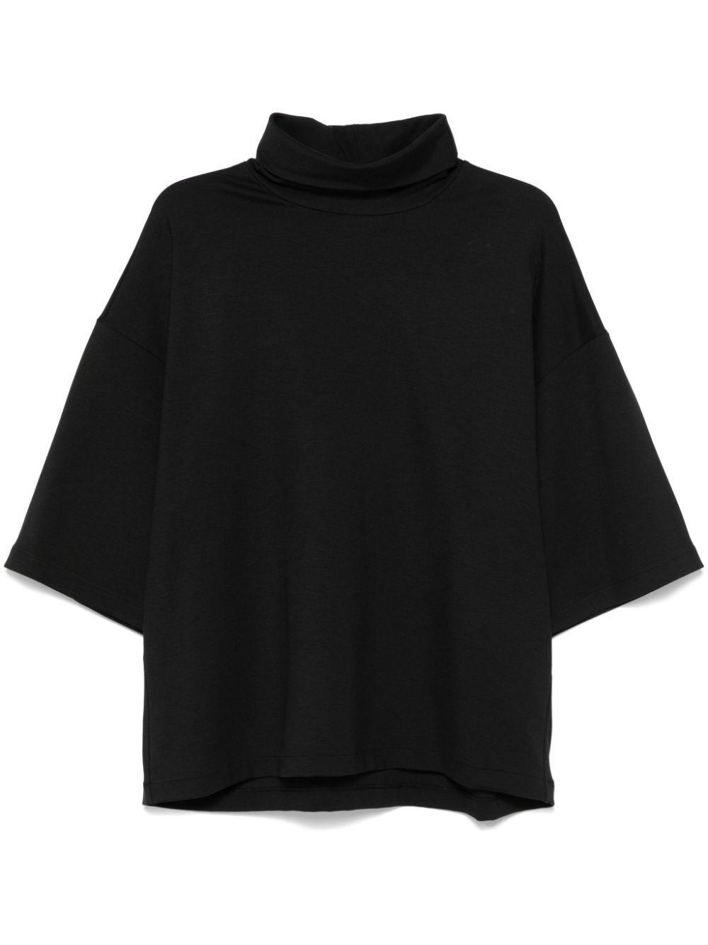 FEAR OF GOD High Neck T-shirt In Black Product Image